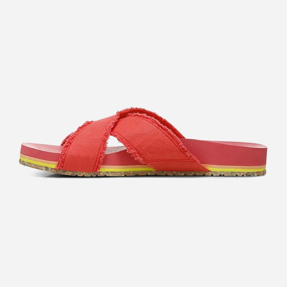 Vionic Panama Poppy Red Sandals Size 10 Summer Beach Washable - Picture 2 of 8